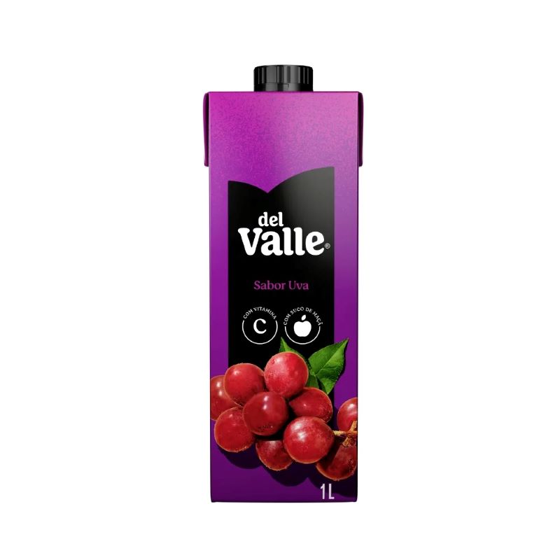 Néctar Del Valle Mais Sabor Uva 1L